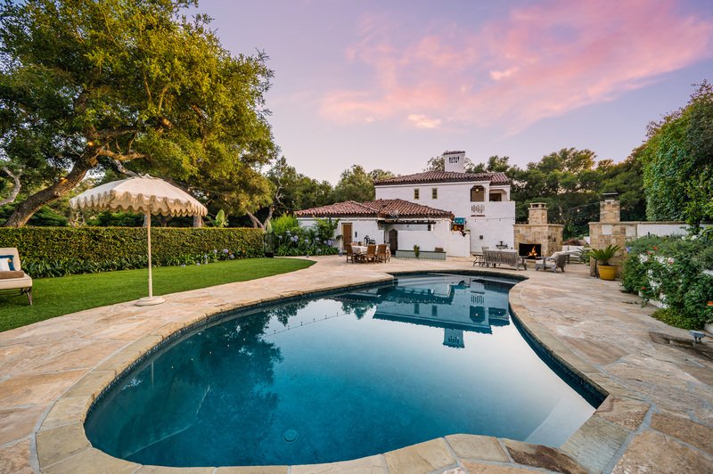 casa con piscina en Puebla